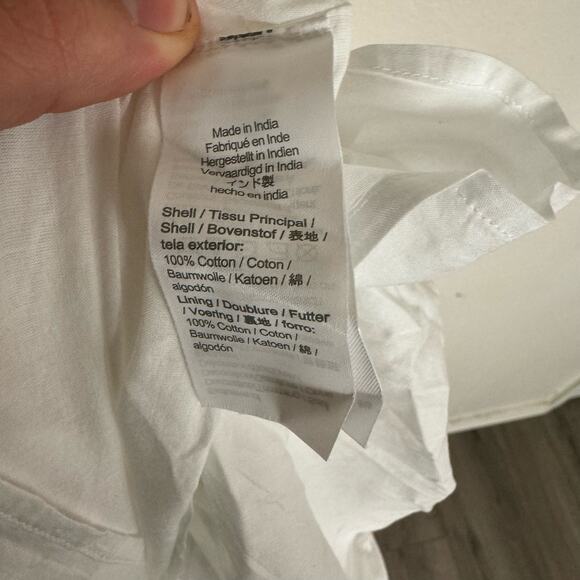 J Crew Scalloped Trim Sleeveless Flowy Midi Dress US Women's 10 New - Picture 6 of 9